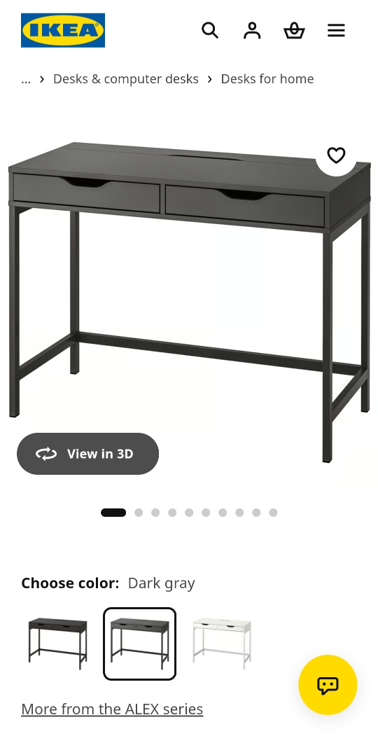 IKEA ALEX Desk in Teal - photo 2