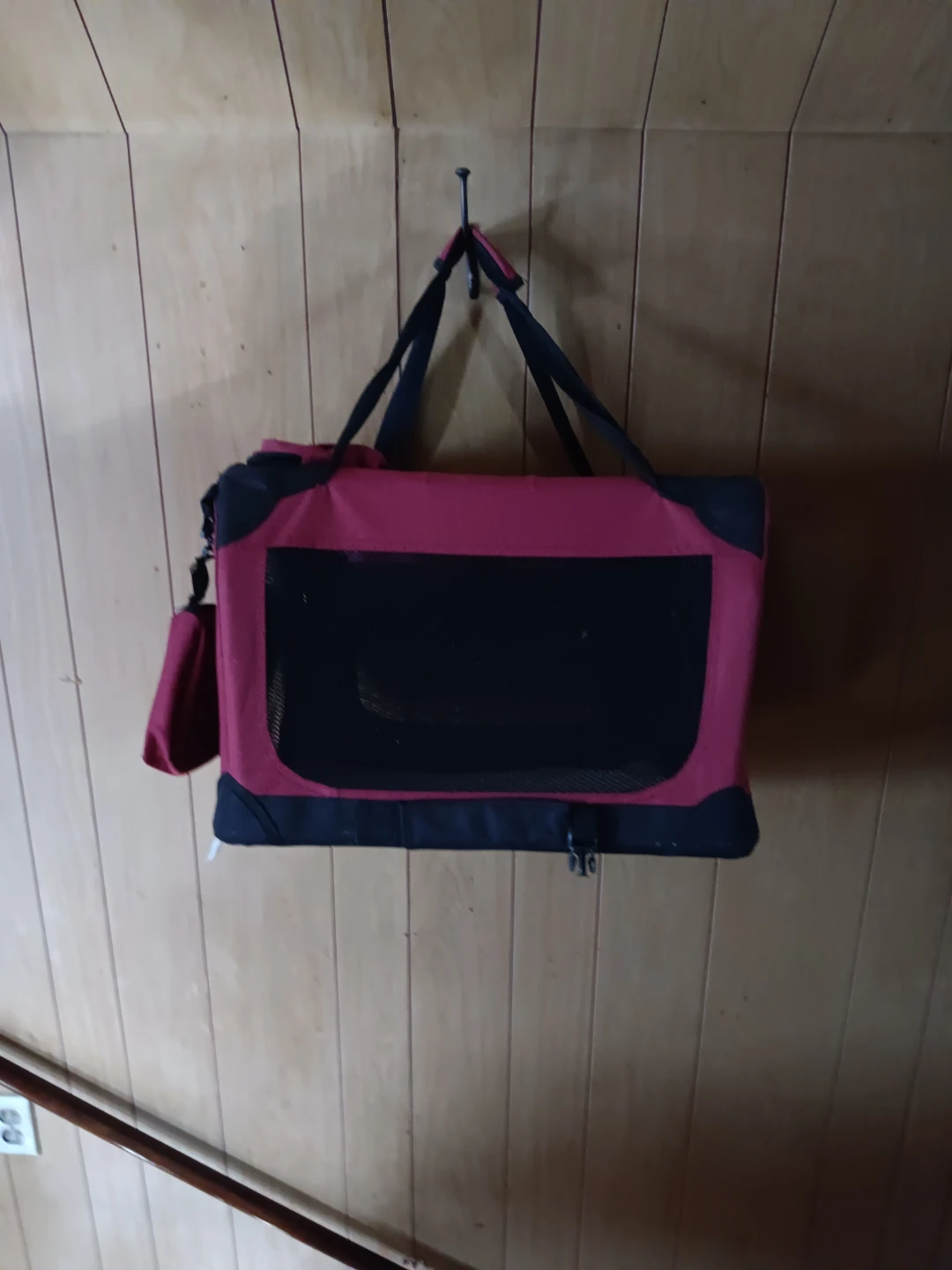 Red and Black Pet Carrier