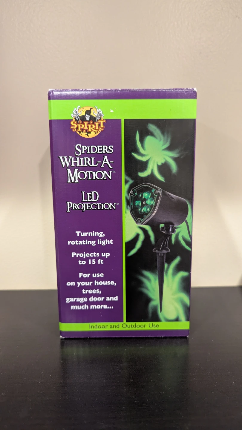 Spirit Halloween Whirl-A-Motion LED Projection Light