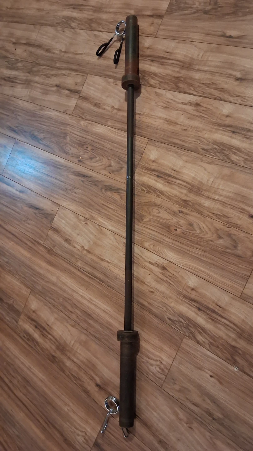 Standard Olympic Barbell with Spring Collars