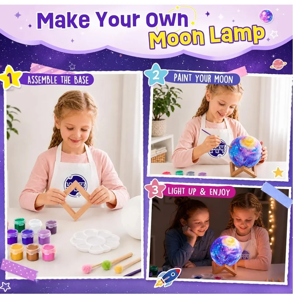 Moon Lamp Painting Kit🏈 - photo 3