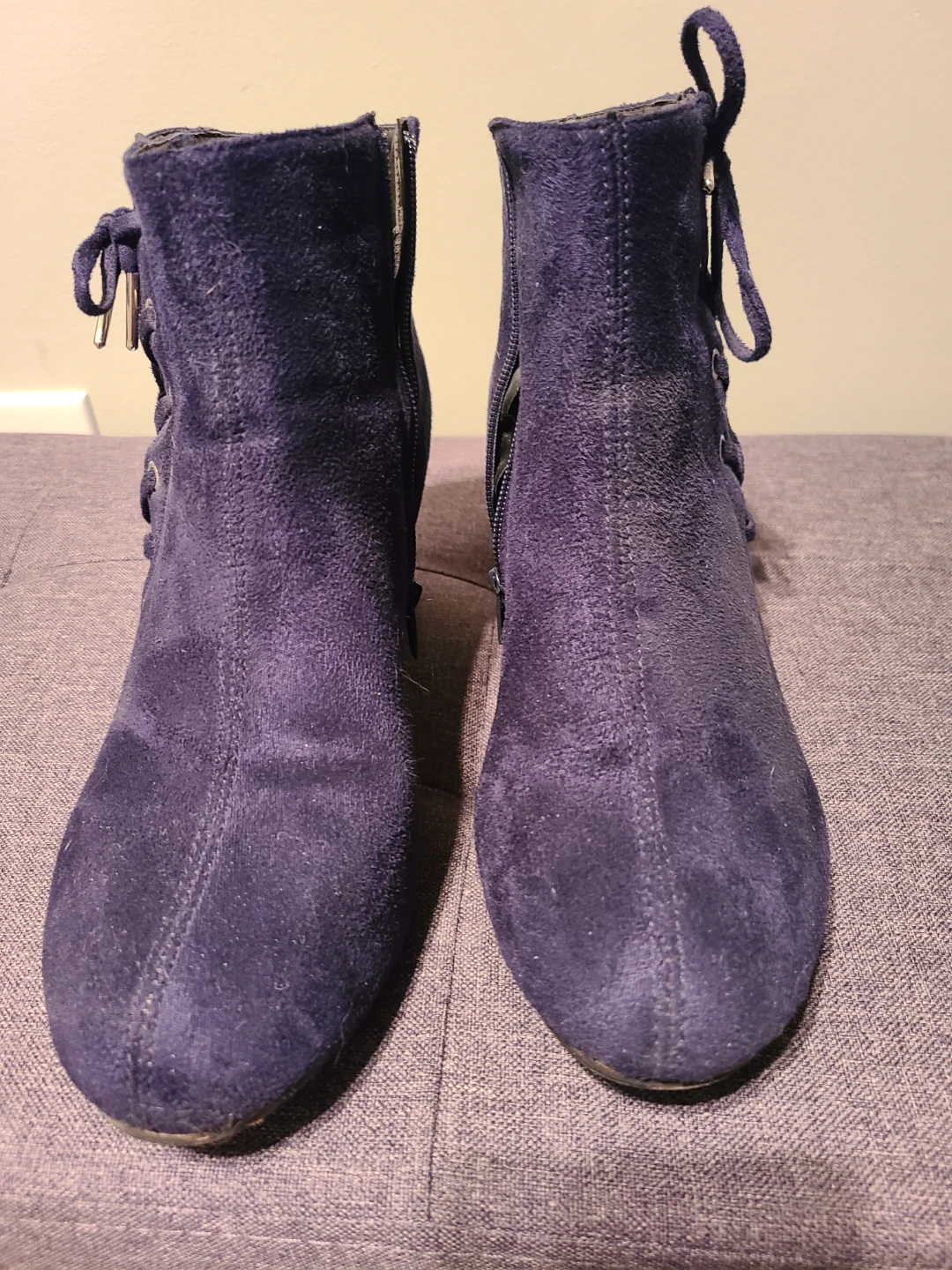 Streetwear Society Navy Ankle Boots Size 9 - photo 2