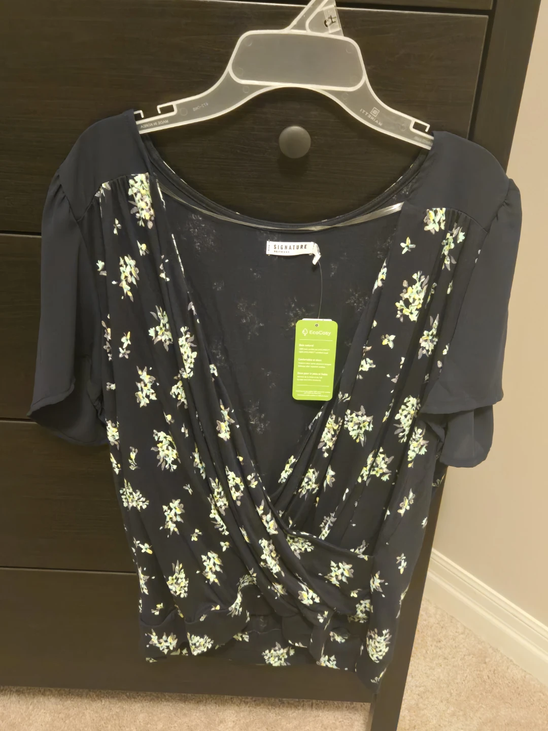 Floral Wrap Top 🏈
