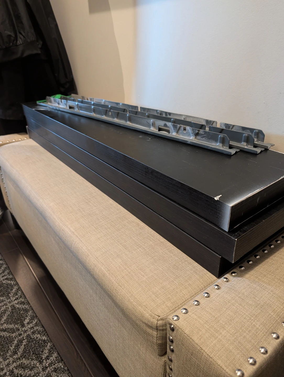 IKEA LACK Wall Shelf Black-Brown - photo 3