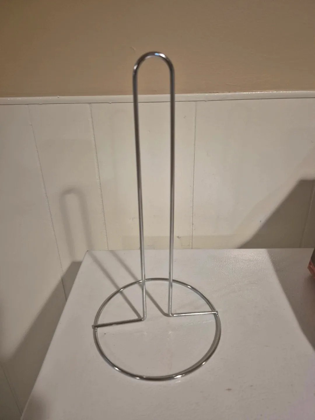 Chrome Metal Toilet Paper Roll Holder, paper towel holder - photo 2