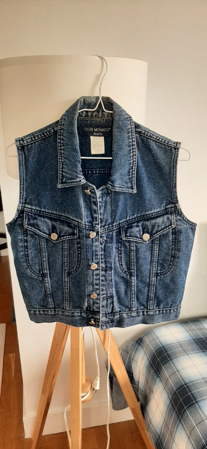 Club Monaco Denim Vest