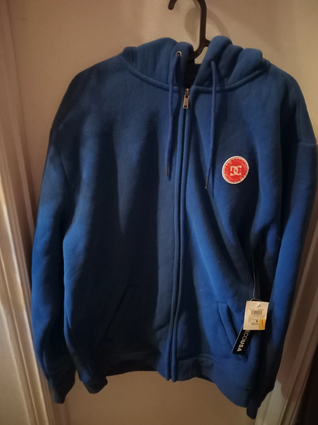 Brand New DC Shoes New Seal Sherpa Zip Hoodie - Large