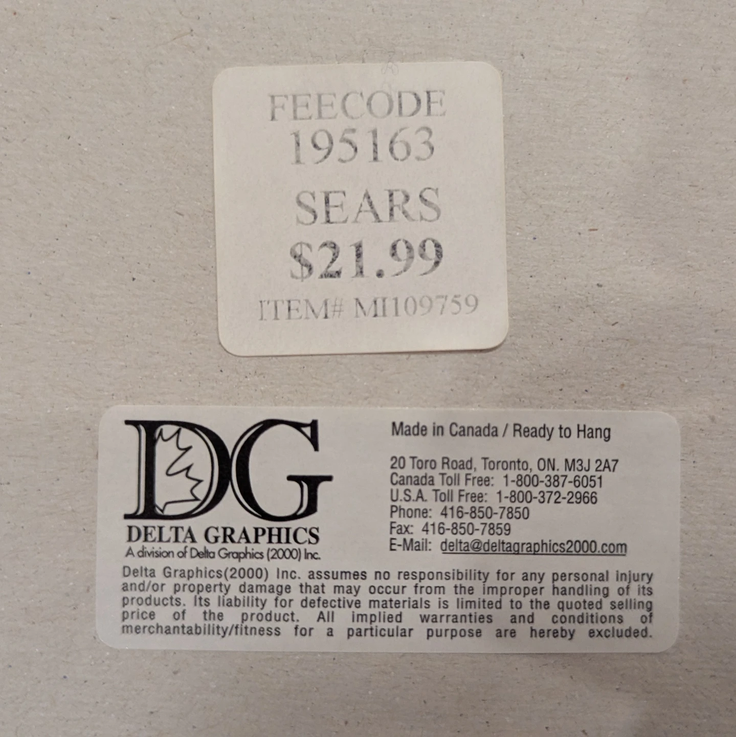 Delta Graphics Framed Mirror - photo 2