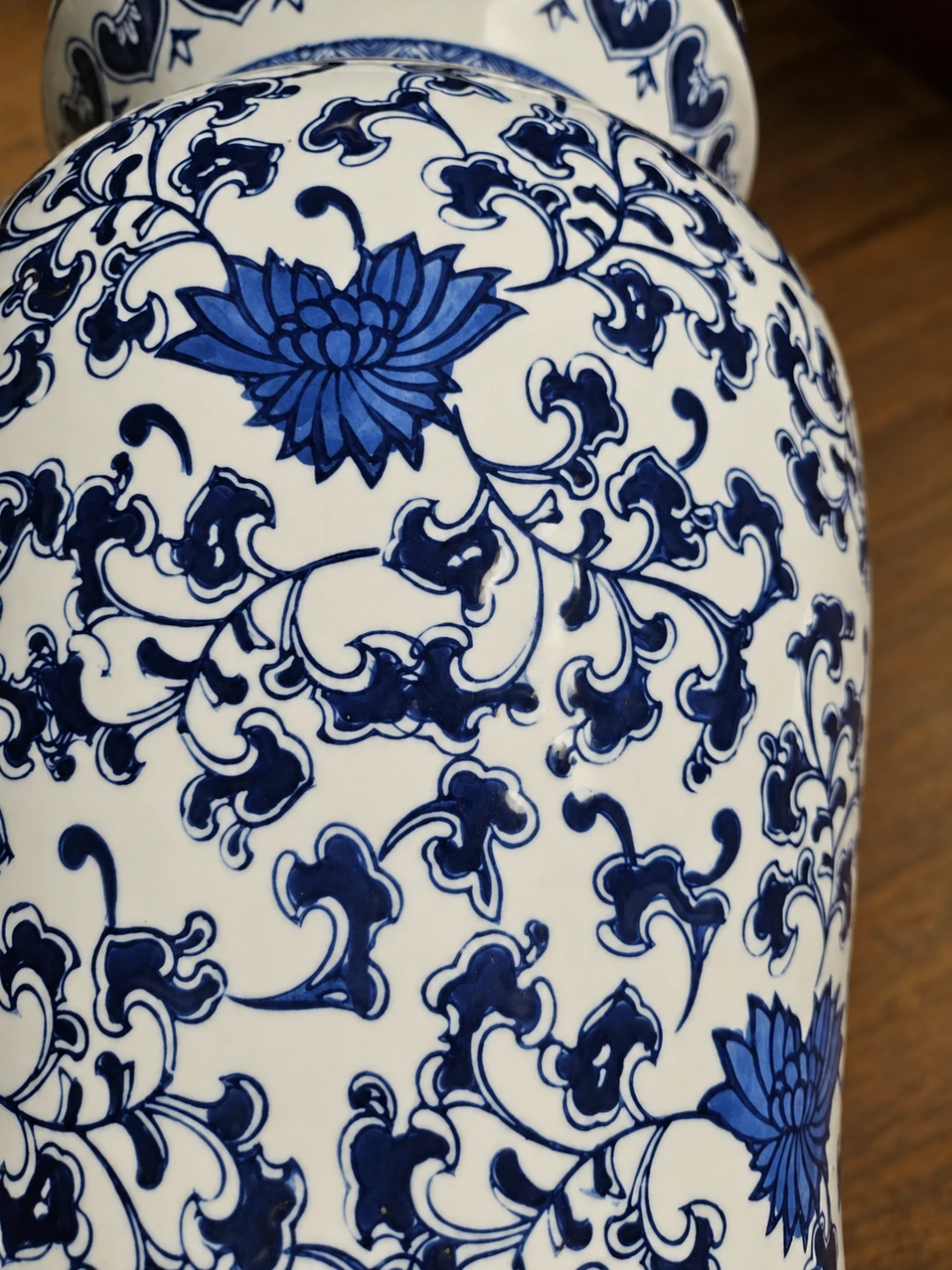 Vintage 80s Chinoserie pedestal - photo 3