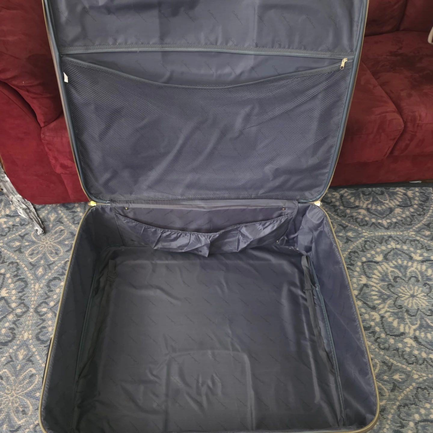 Mondo Collection Large Brown Rolling Suitcase - photo 3