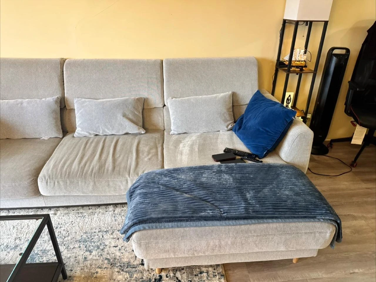 Light Grey Fabric Sectional Sofa - IKEA