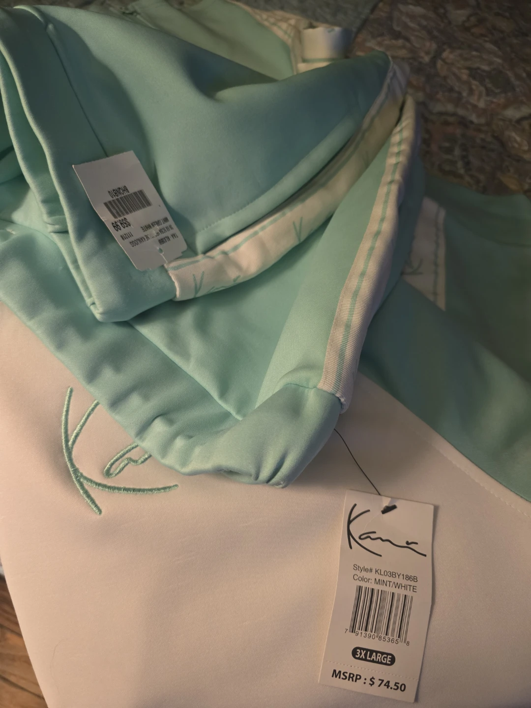 Karl Kani Tracksuit Set Light Blue and White - photo 2