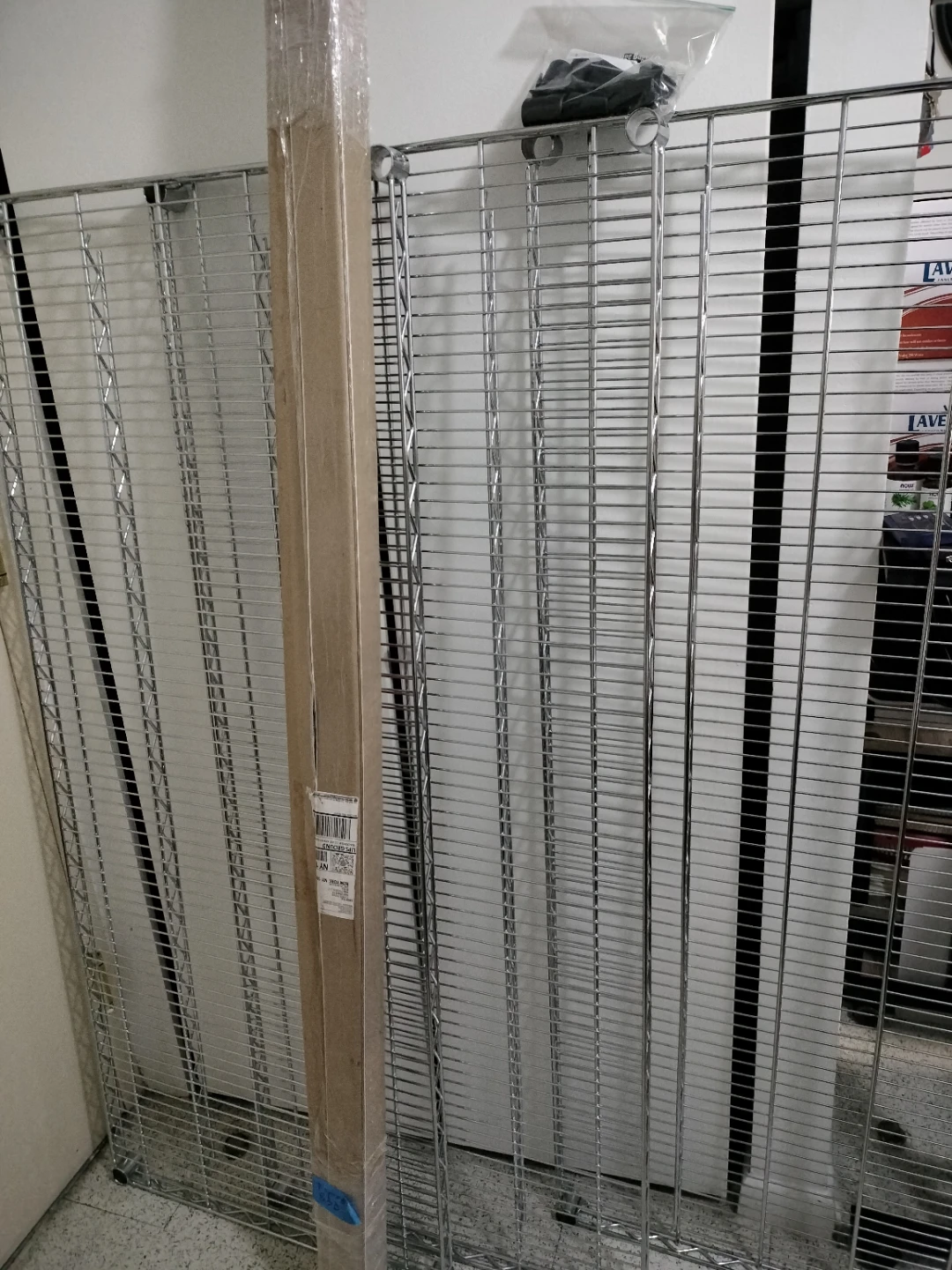 Chrome Wire Shelving Unit Sides