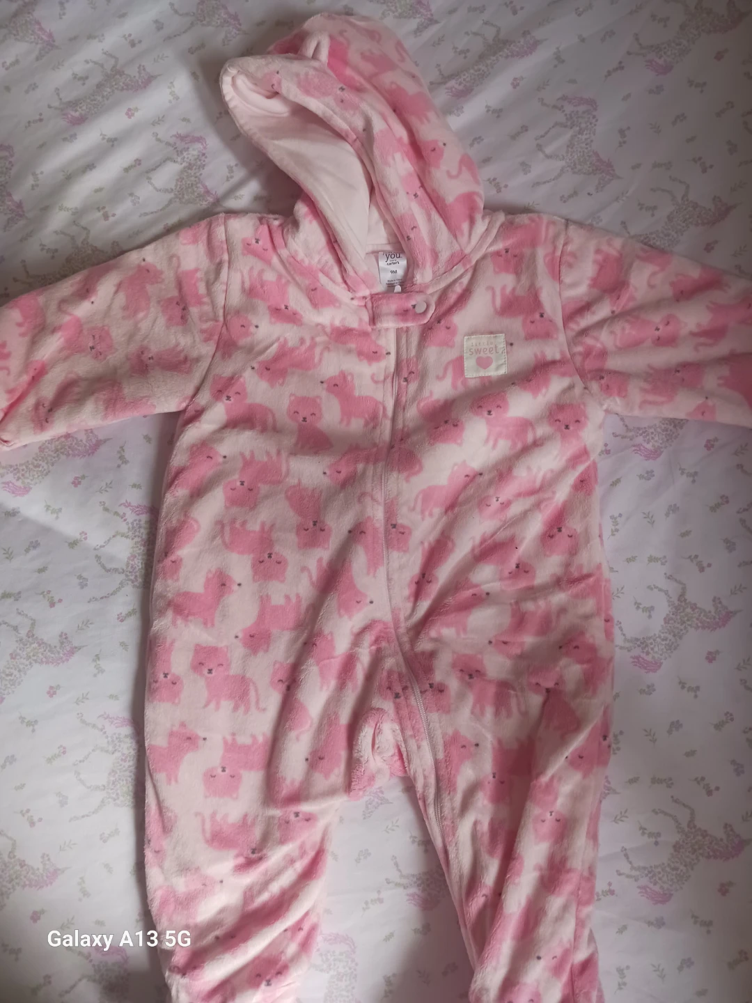 Just One You by Carter's Baby Cat Fleece Jumpsuit 9M