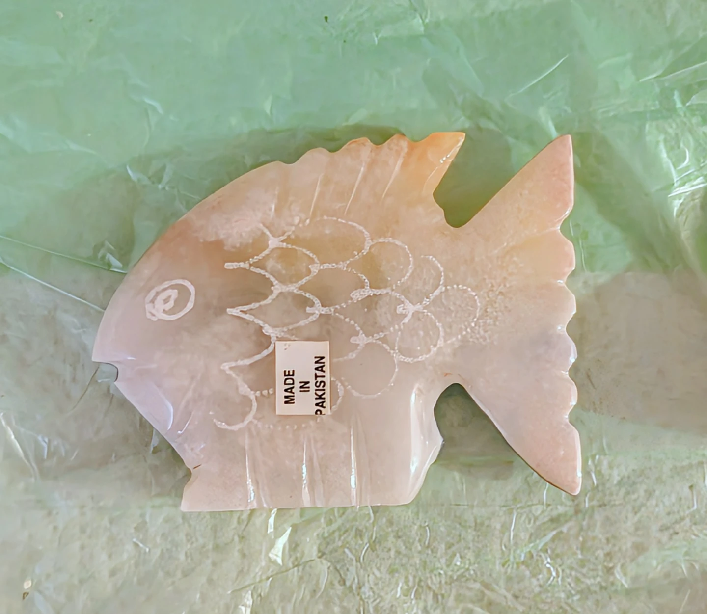 Set of 4 Hand-Carved Onyx Aquatic Figurines - photo 2