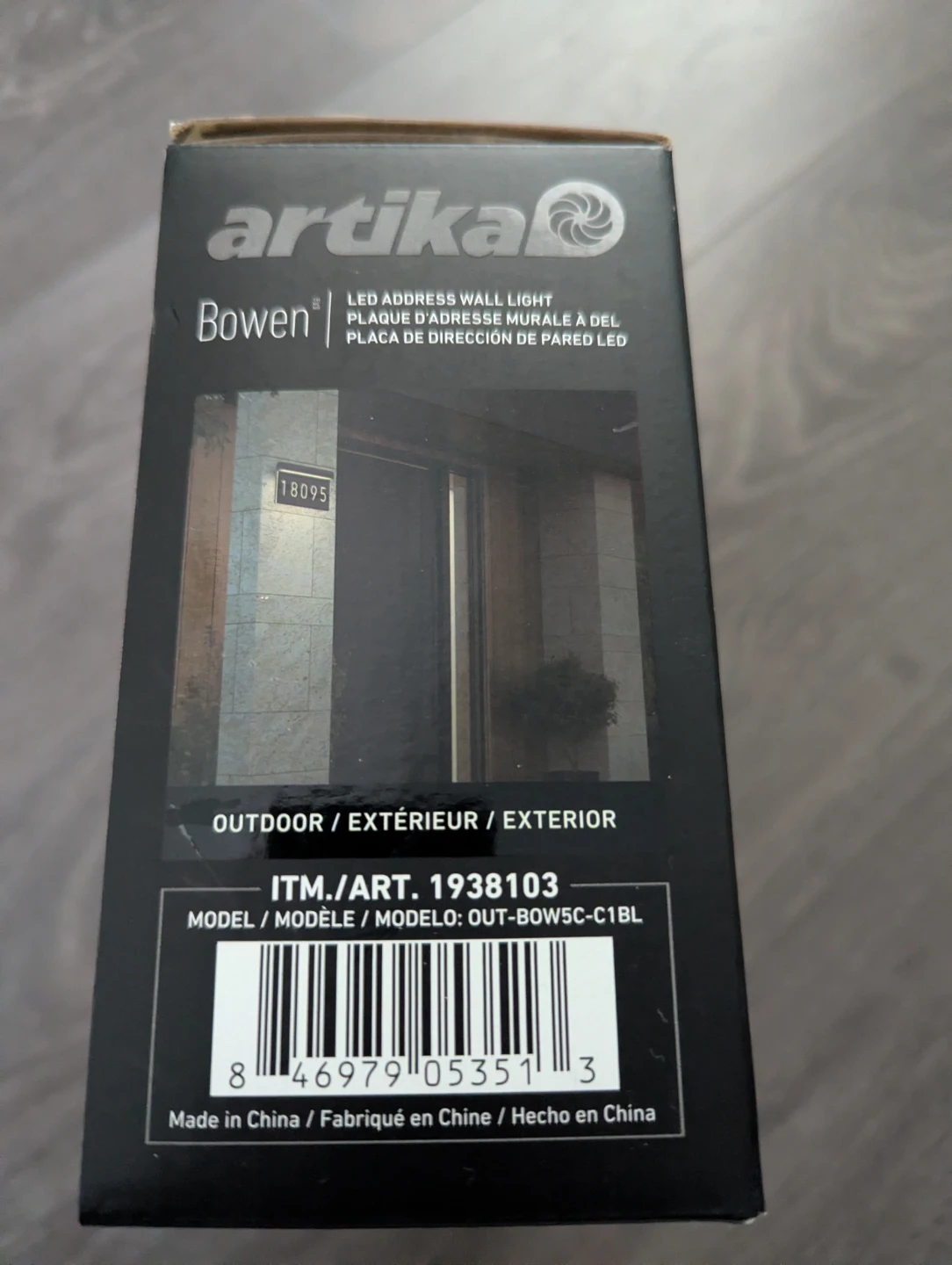 Artika Bowen LED Address Wall Light - photo 4