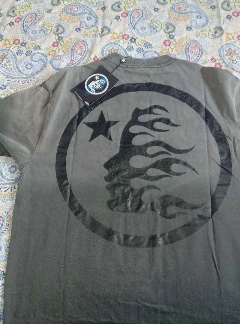 Hellstar Grey Graphic T-Shirt