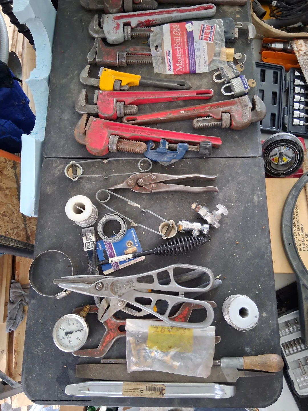 Assorted plumbing Tool Collection
