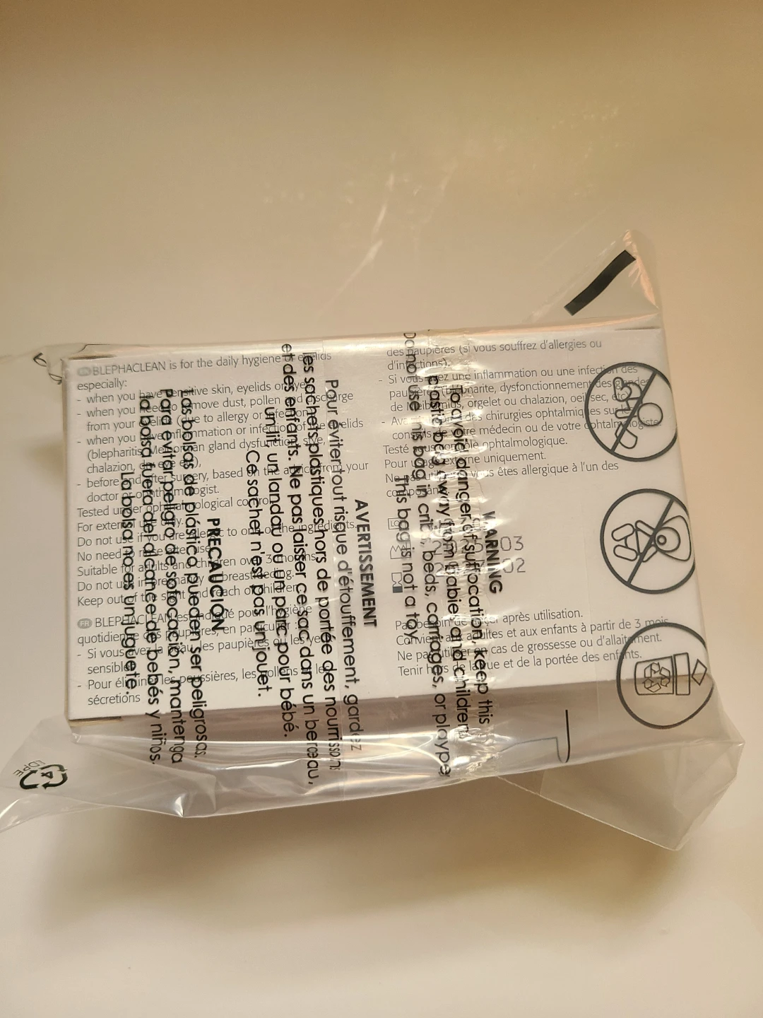 Blephaclean Sterile Eye Lid Wipes - photo 4