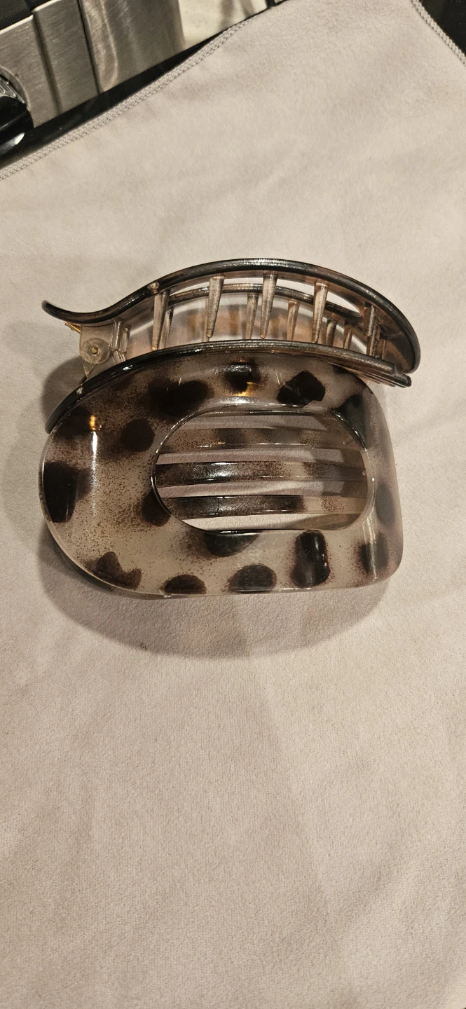 Leopard Print Hair Claw Clip - photo 4