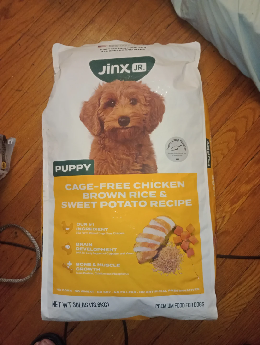 Jinx JR. Puppy Cage-Free Chicken Recipe 30lbs