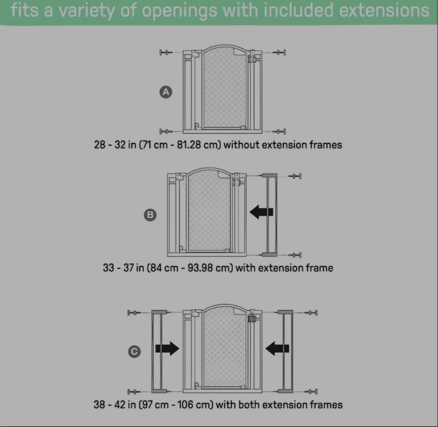 Summer Infant Decorative Bolt Pressure Mount Baby Gate - photo 4