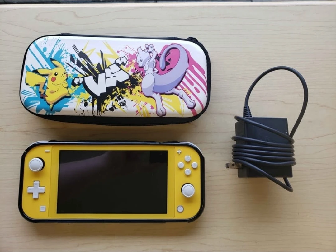Nintendo switch lite yellow