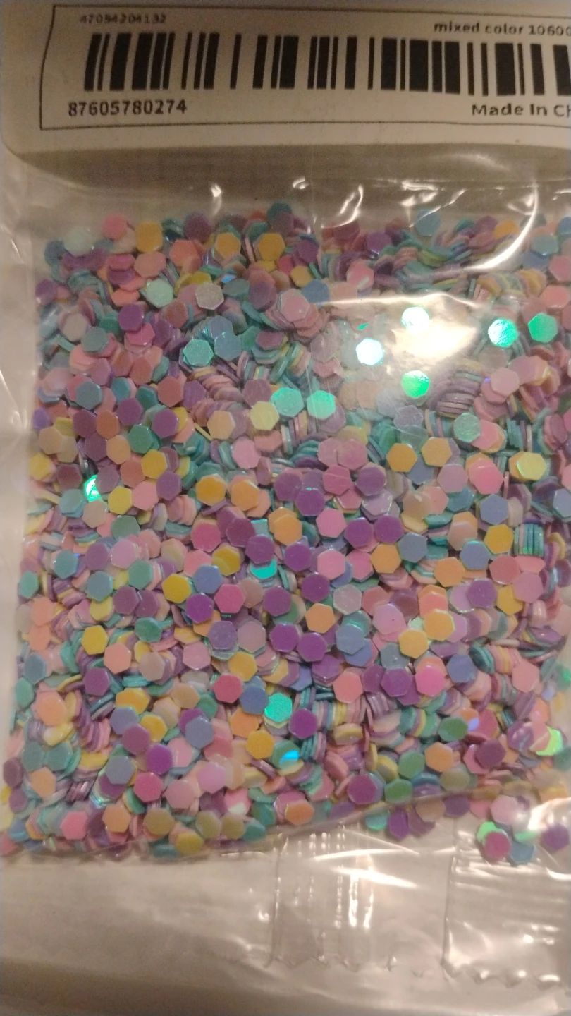 Mixed Colour Hexagon Confetti 10600pcs - photo 3