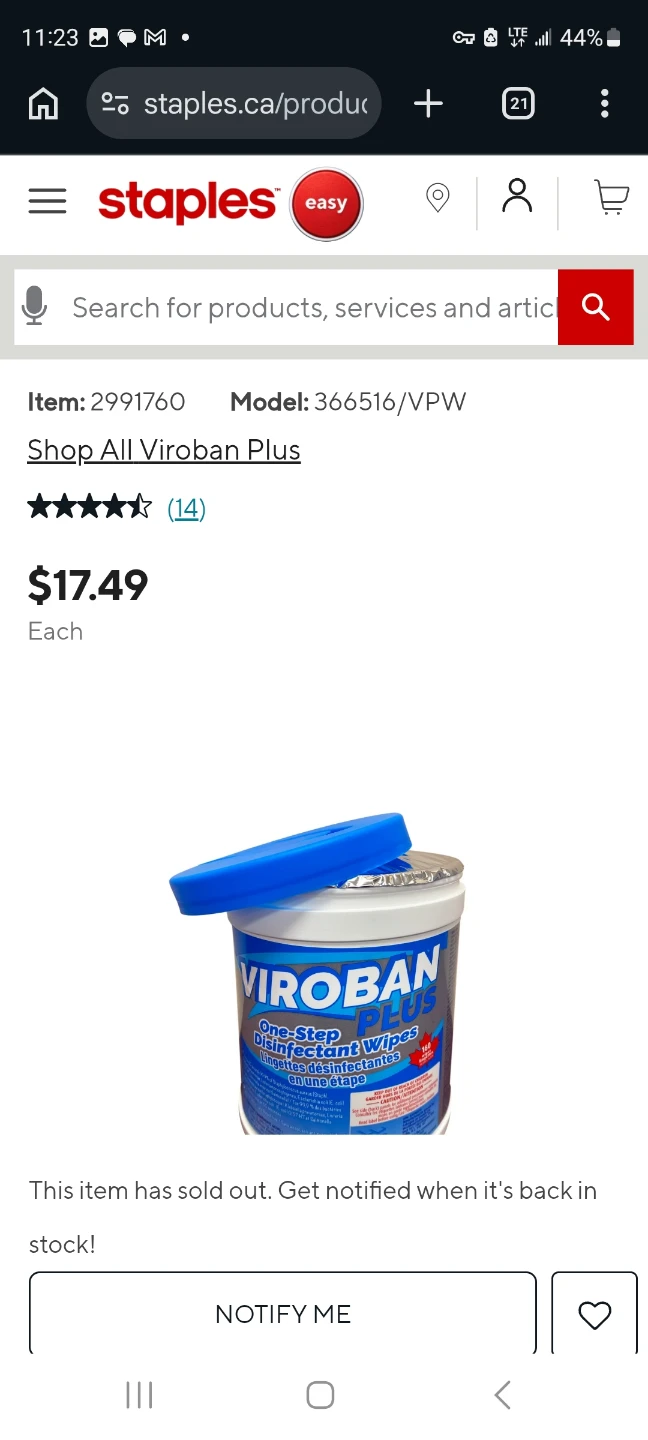 Natural Concepts Sanitizer and Viroban Plus Wipes - photo 3