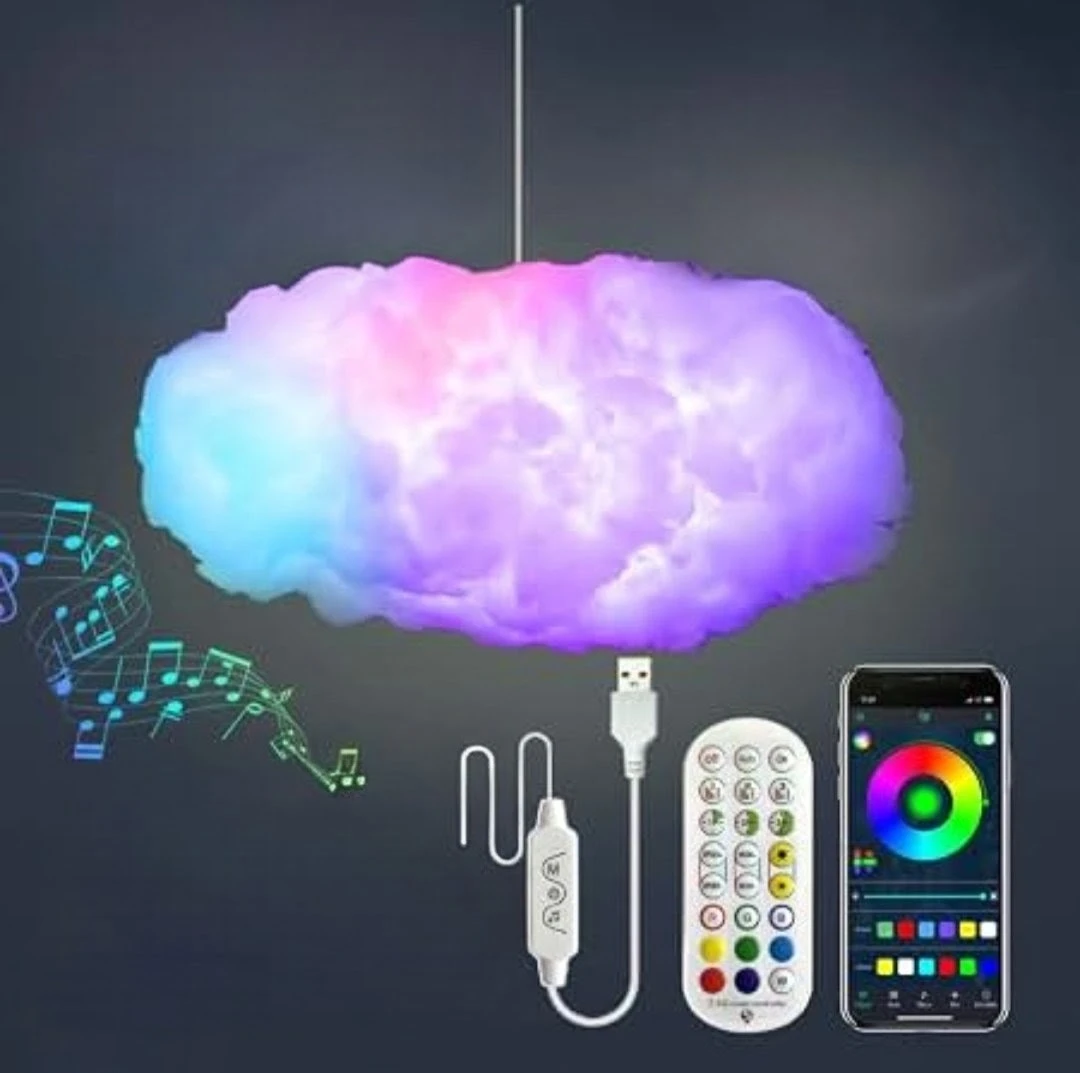 USB LED Cloud Light with Remote and App Control