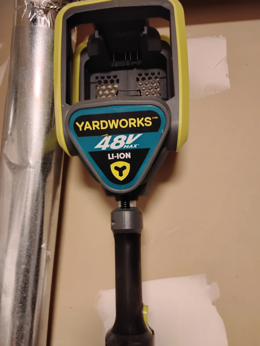 Yardworks 48V Max Cordless Grass Trimmer - photo 2