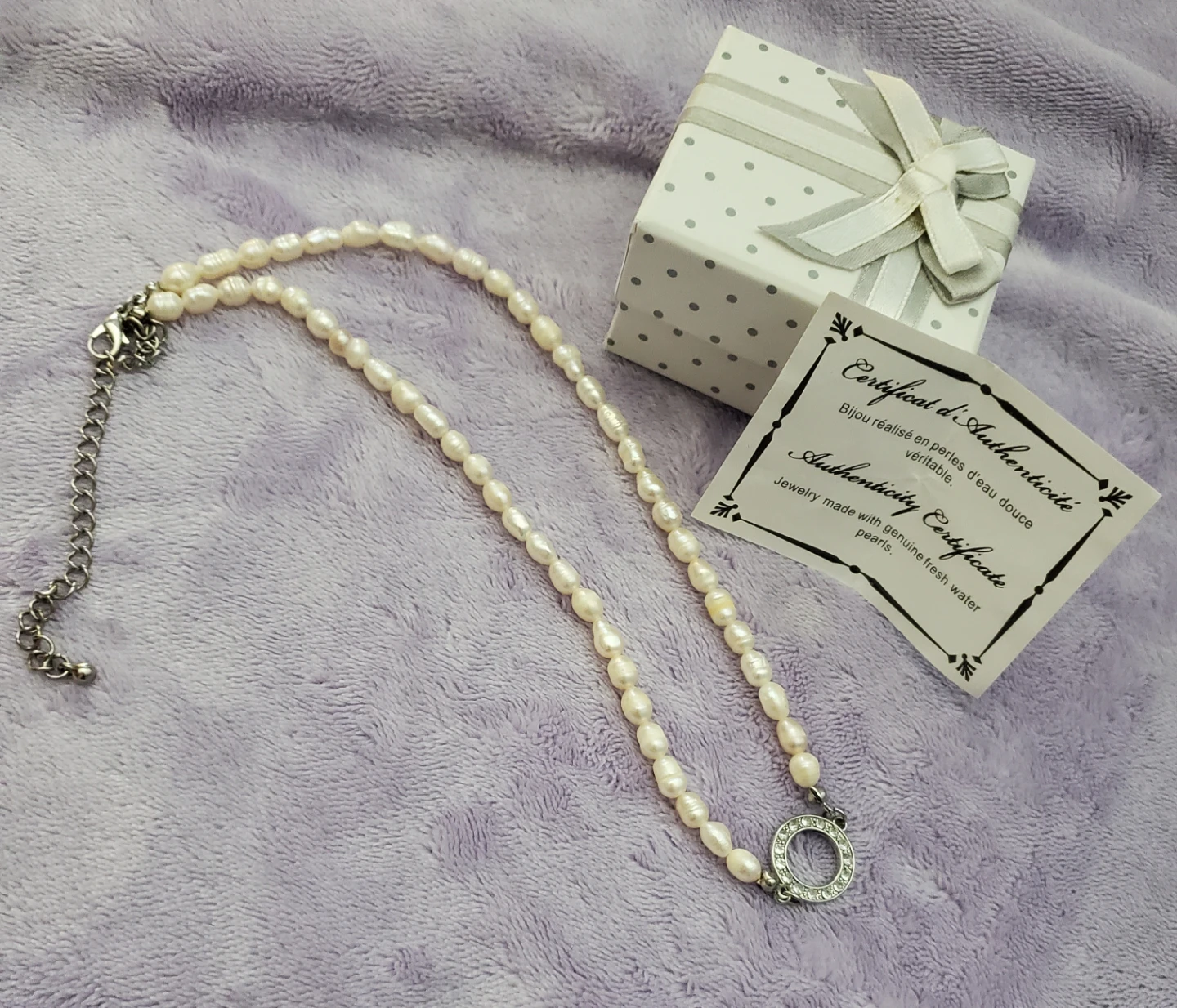 Genuine 16 Inch Freshwater Baroque Pearl Necklace - photo 2