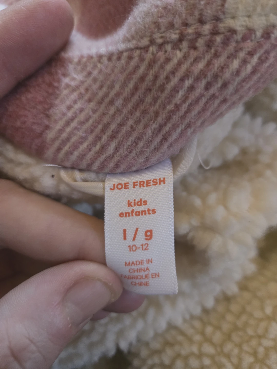 Joe Fresh Kids Plaid Shirt Jacket Pink - photo 3