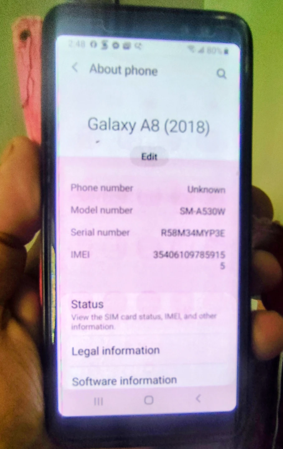 Samsung Galaxy A8 Smartphone
