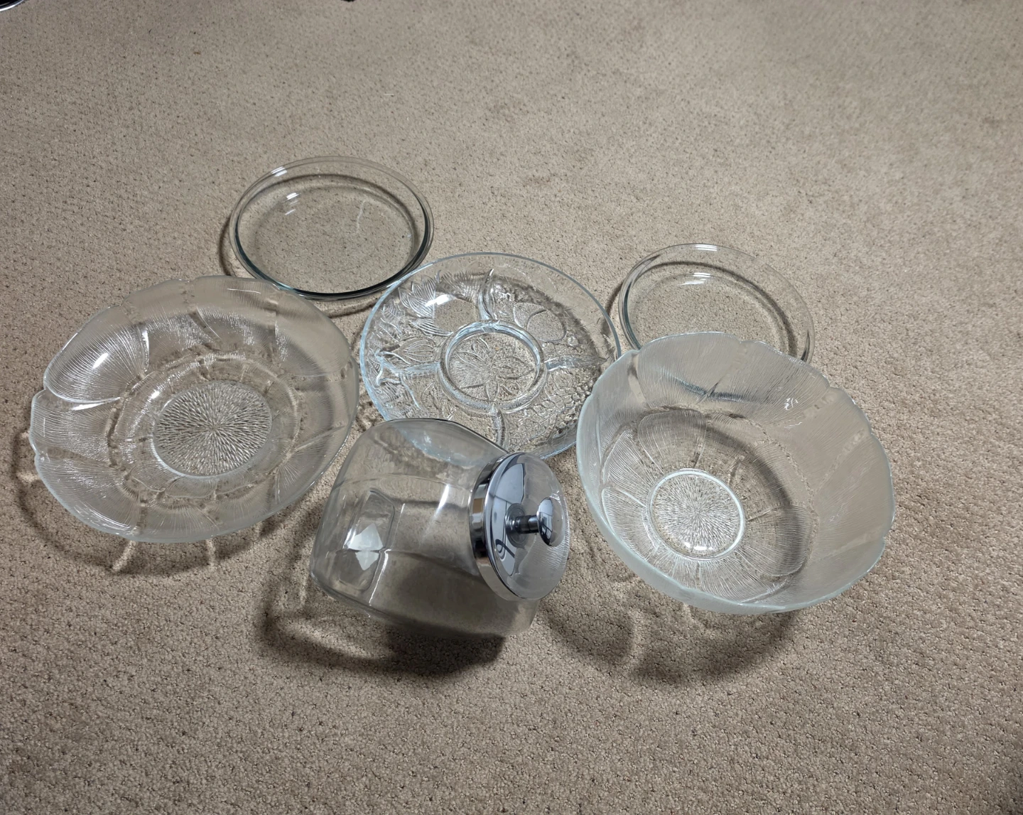 Assorted Vintage Glassware Set