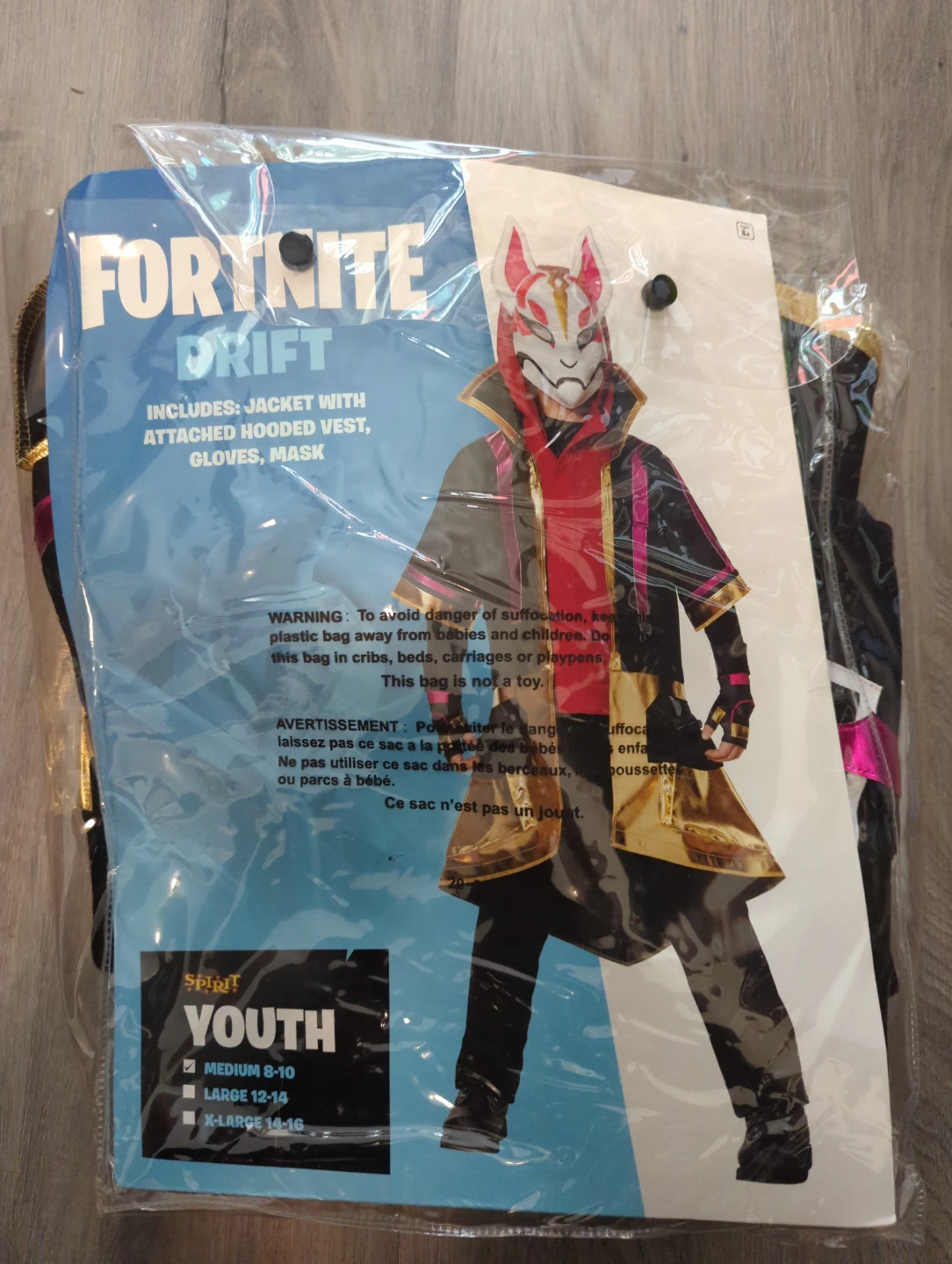 Fortnite Drift Costume Medium 8-10