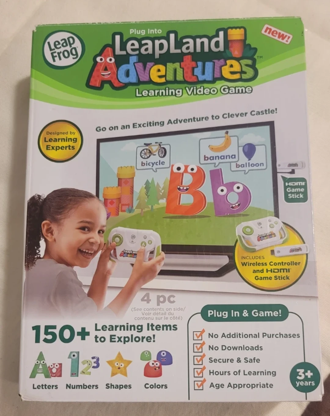 LeapFrog LeapLand Adventures Learning Video Game 🏈
