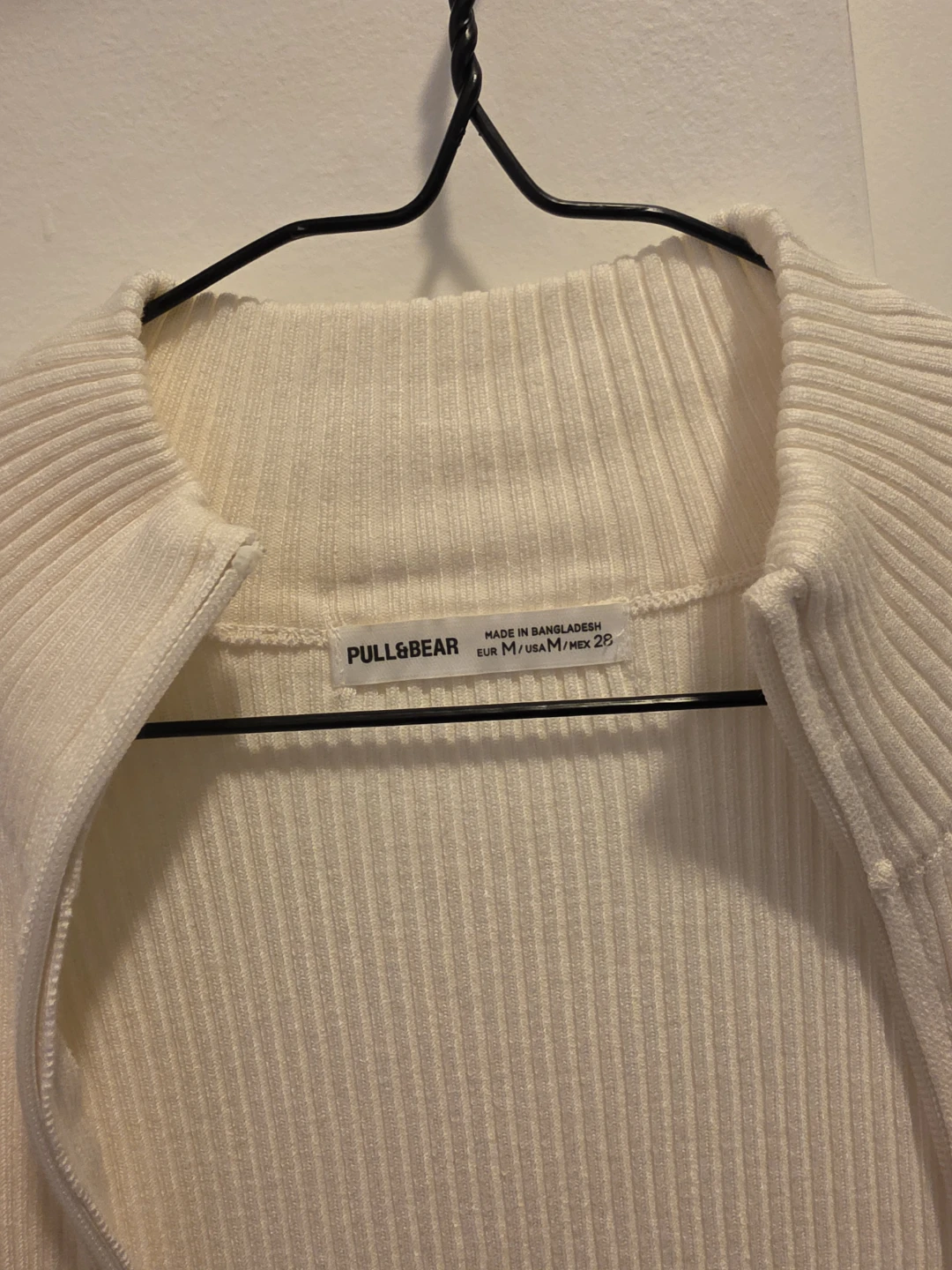 Pull&Bear Cream Zip-Up Sweater - photo 3