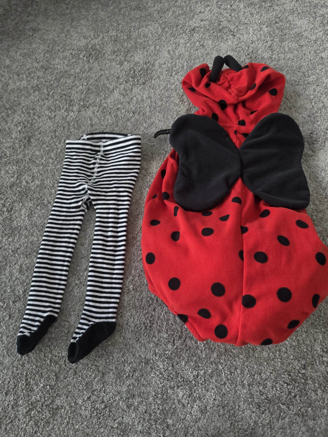Ladybug Costume with Tights 2T - photo 2