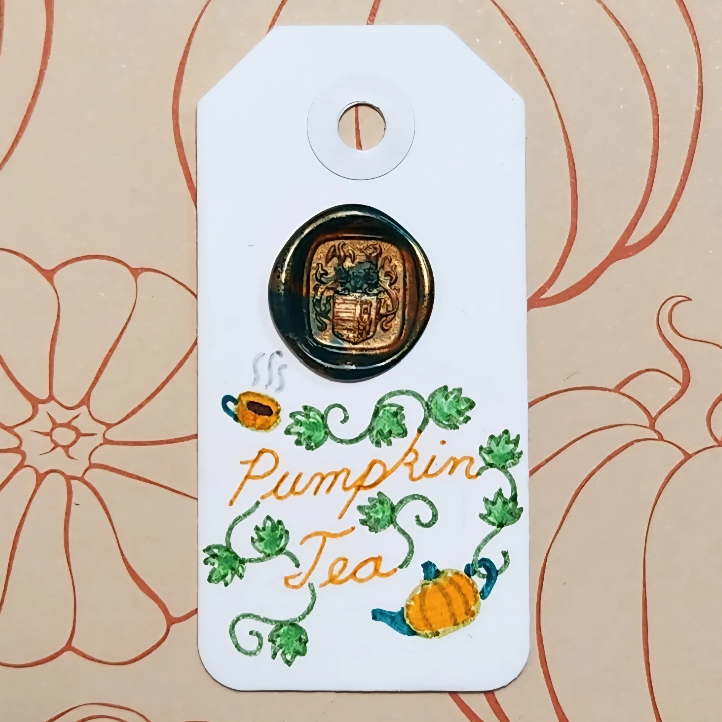 Pumpkin Tea Jewellery Set - photo 4