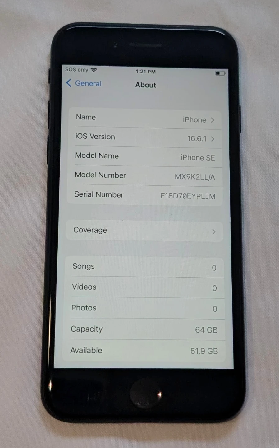 EXCELLENT CONDITION UNLOCKED APPLE iPhone SE 2 2ND EDITION - photo 2