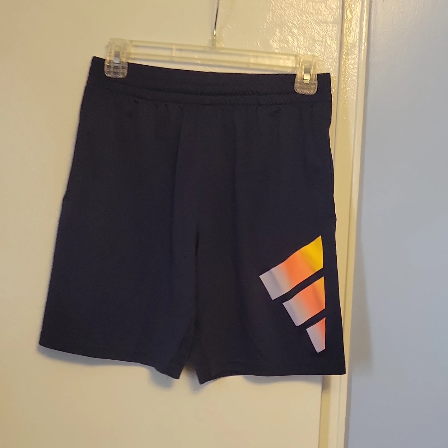 Adidas Navy Performance Shorts - photo 3