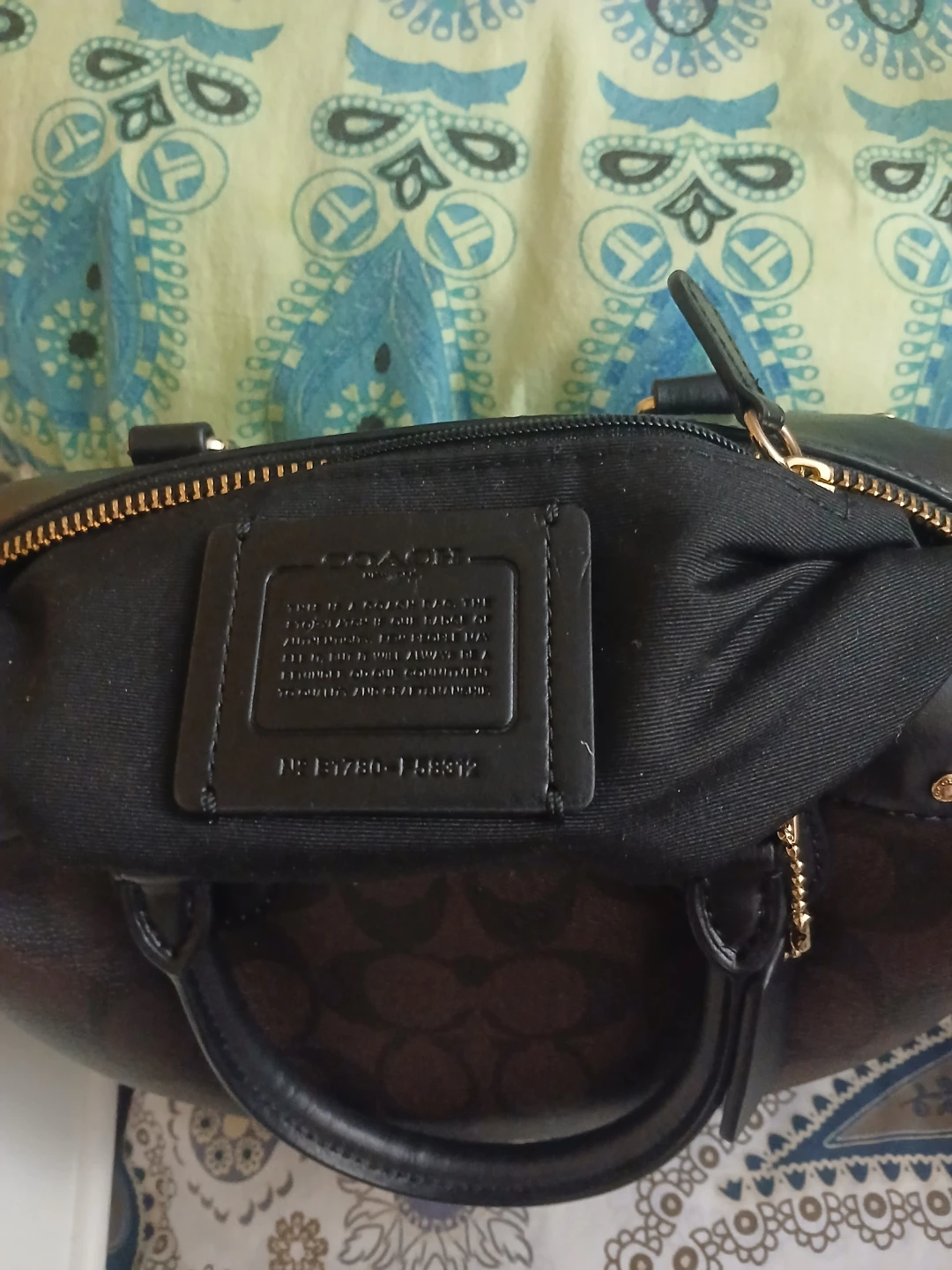 Coach Signature Satchel Bag