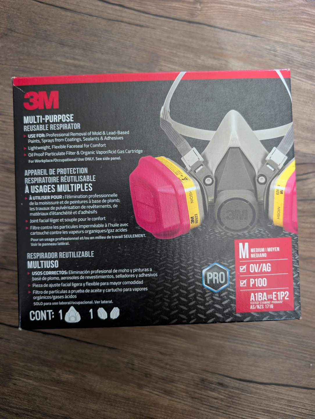 3M Multi-Purpose Reusable Respirator Kit, Medium