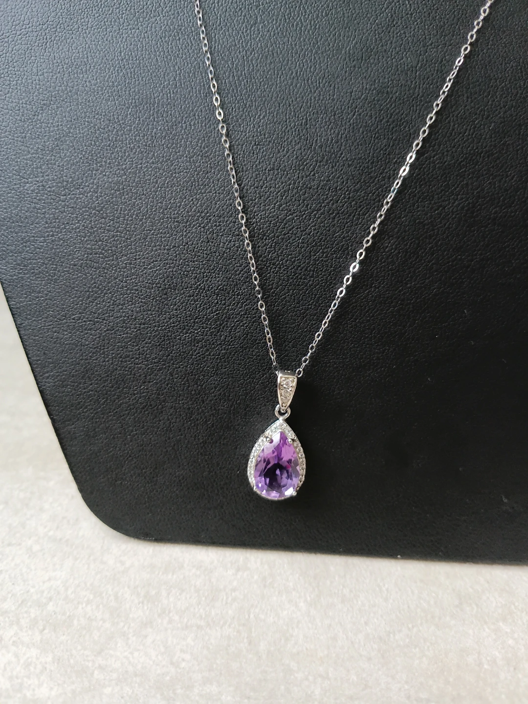 S925 Sterling Silver Pear Necklace
