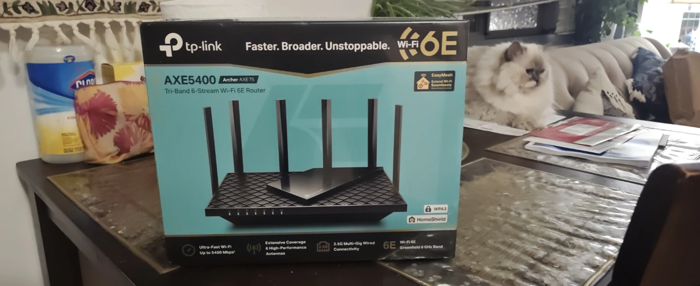 TP-Link Archer AXE75 AXE5400 Wi-Fi 6E Router