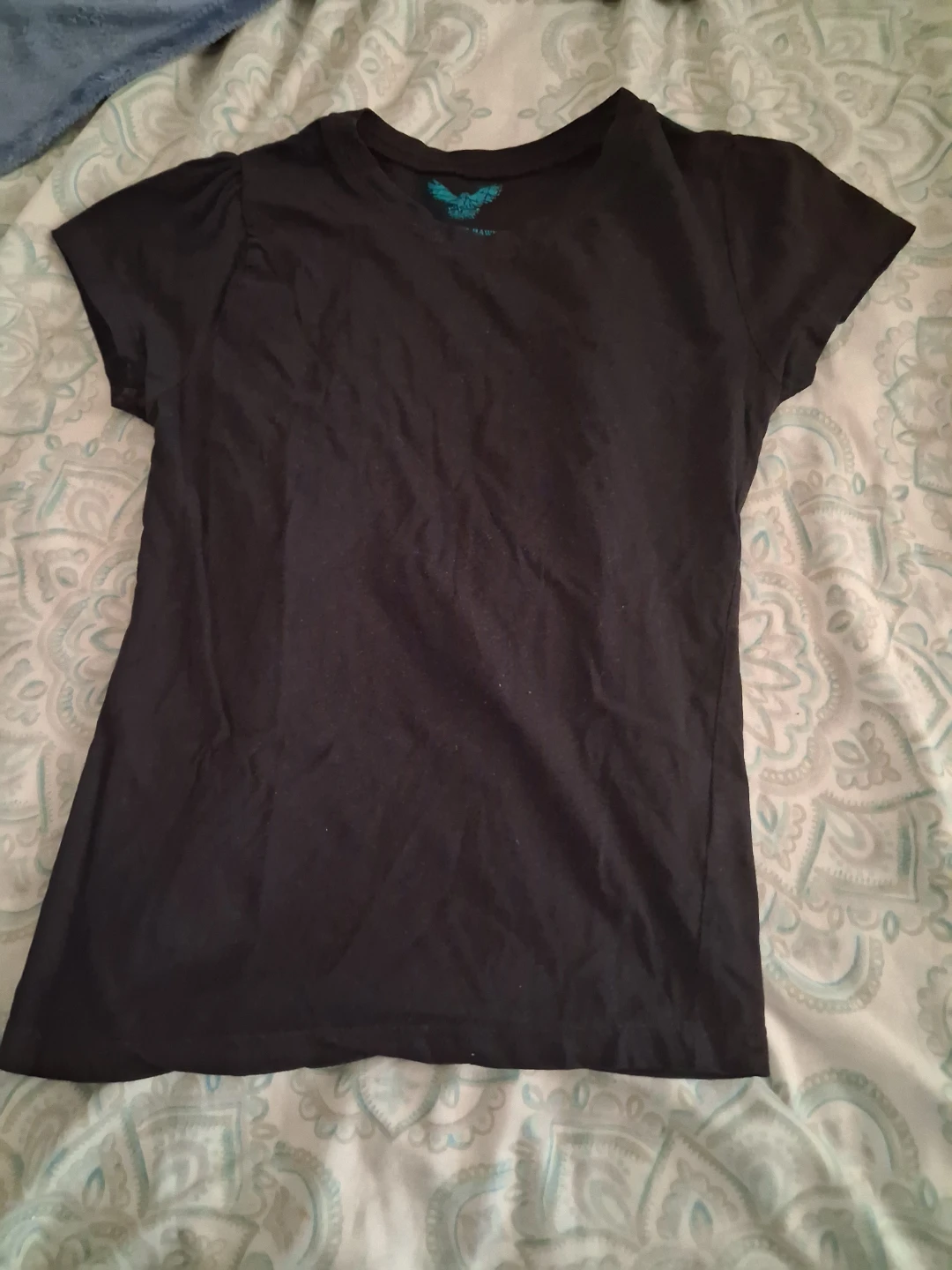 American Hawk Black Cotton T-Shirt size 14/16 - photo 2