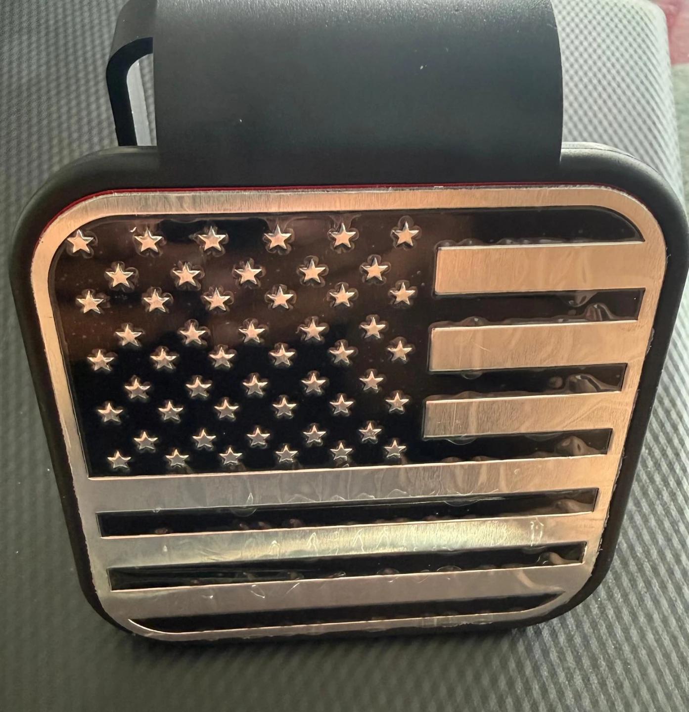 American Flag Trailer Hitch Cover - photo 4