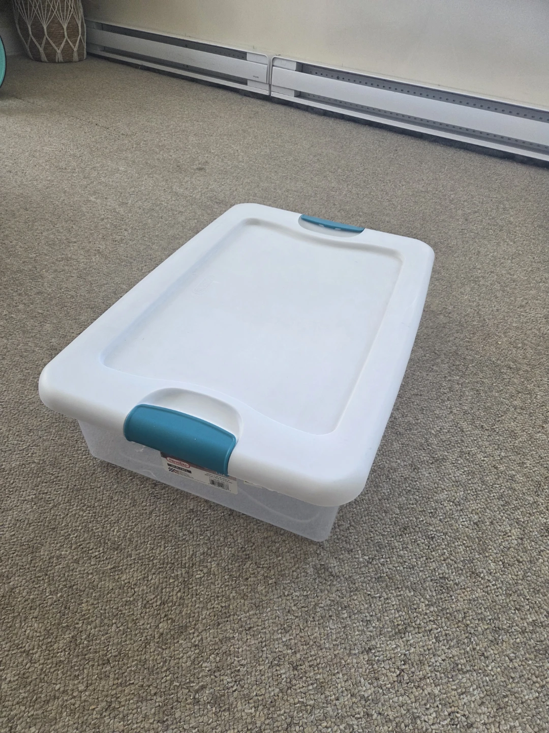 Plastic Storage Bin with Lid - photo 2