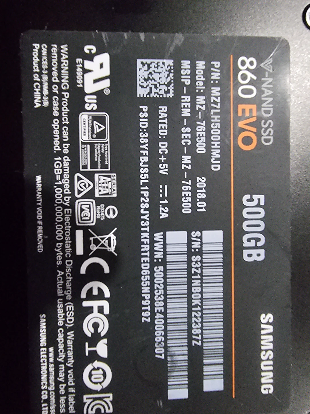 Samsung 860 EVO 500GB SSD - photo 2